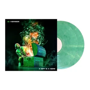 A Gift & A Kers 2LP Limited Clear Smoky Green Vinyl + Signed Artcard
