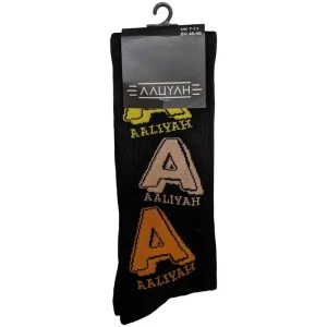 Aaliyah Unisex Ankle Socks: Tricolour Logo (Uk Size 7 – 11)