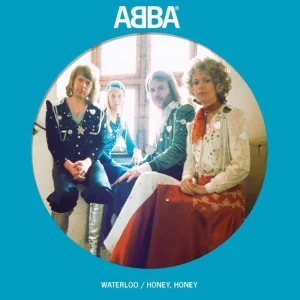 Abba Waterloo (Swedish) / Honey Honey (Swedish) 7″ Vinyl Single 2024