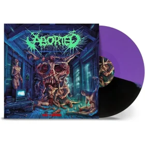 Aborted Vault Of Horrors Vinyl LP Purple & Black Split Colour 2024