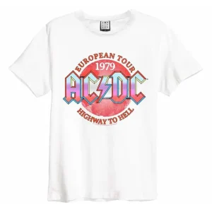 AC/DC 79 Tour Vintage White Small T-Shirt