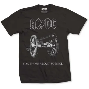 AC/DC About to Rock Black X-Large T-Shirt
