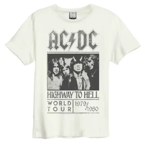 AC/DC Highway To Hell Tour 79/80 Vintage White Large T-Shirt
