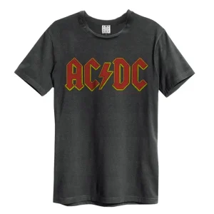 AC/DC Logo Charcoal Medium T-Shirt