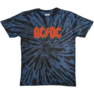 AC/DC Logo Dip-Dye On Black Medium T-Shirt