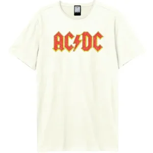 AC/DC Logo White Small T-Shirt