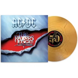 AC/DC The Razors Edge Vinyl LP 50th Anniversary Gold Colour 2024