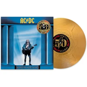 AC/DC Who Made Who Vinyl LP Gold Colour 50th Anniversary 2024