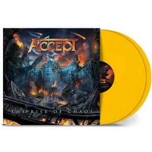 Accept The Rise Of Chaos Vinyl LP Yellow Colour Due Out 10/10/25