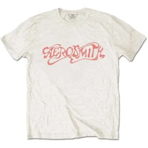 Aerosmith Classic Logo Natural Small T-Shirt
