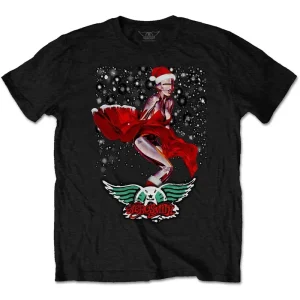 Aerosmith Robo Santa Black XX-Large T-Shirt