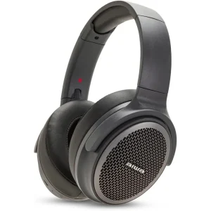 AIWA Hyperbass HST-250BT Wireless Bluetooth Headphones Titanium Colour