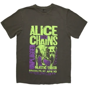 Alice In Chains Unplugged Dog Wash Grey X-Large T-Shirt