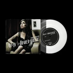 Amy Winehouse Back to Black / Valerie Vinyl 7” Single Clear Colour 2024