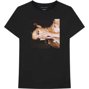 Ariana Grande Side Photo Black X-Large T-Shirt