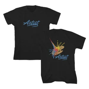 Artist Palette Black T-shirt