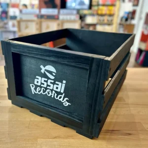 Assai 12″ Record Storage Crate Black Colour