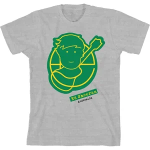 Aus Ed Picto Tee Grey