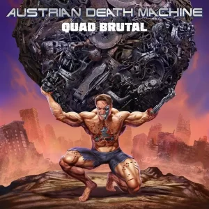 Austrian Death Machine Quad Brutal Vinyl LP Blue Colour 2024
