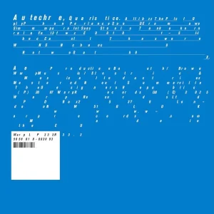 Autechre Quaristice Vinyl LP Due Out 05/09/25