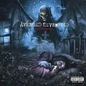 Avenged Sevenfold Nightmare Vinyl LP Blue & Black Swirl Colour 2023