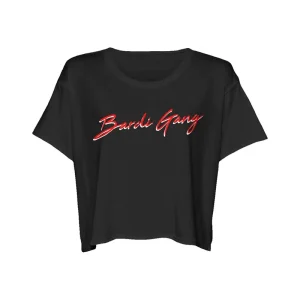 Bardi Gang 3D Script Crop Top