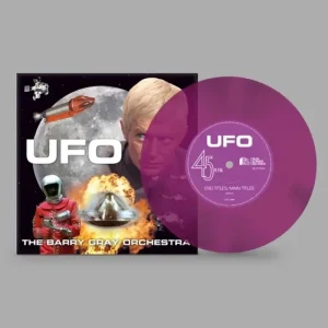 Barry Gray Ufo 7″ Vinyl EP Transparent Violet Colour Vinyl RSD 2024
