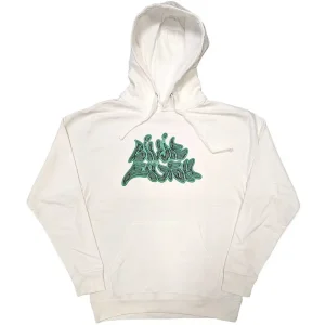 Billie Eilish Graffiti Logo White Medium Unisex Hoodie
