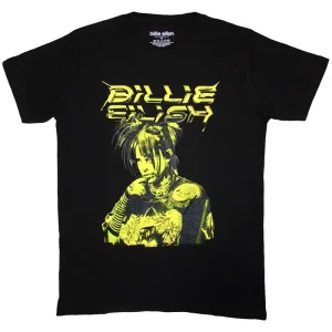 Billie Eilish Illustration Black Medium T-Shirt