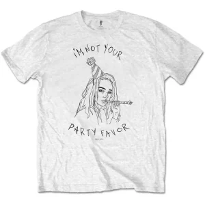 Billie Eilish Party Favour White X-Large T-Shirt