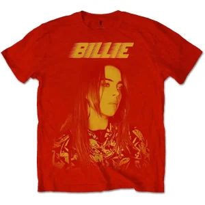 Billie Eilish Racer Logo Jumbo Red XX-Large T-Shirt