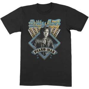 Billy Joel Piano Man Black Medium T-Shirt