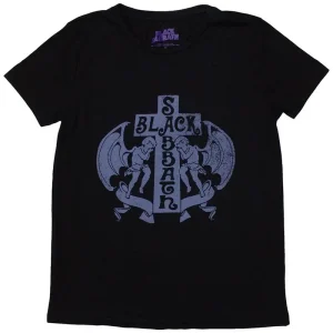 Black Sabbath Angels Black Ladies Large T-Shirt