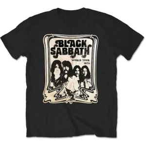 Black Sabbath World Tour 1978 Black Large T-Shirt