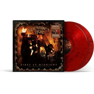 Blackmore’s Night Fires At Midnight Vinyl LP Red & Black Marble Colour 2024