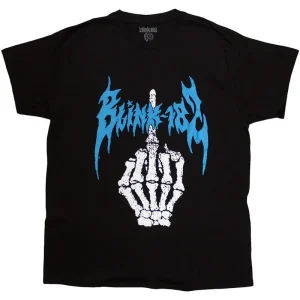 Blink-182 Middle Finger Black Large T-Shirt