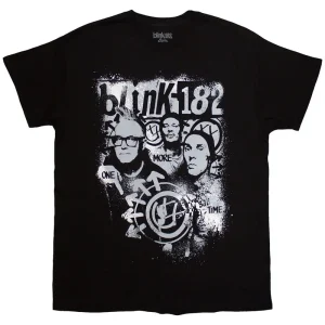Blink-182 One More Time Spray Paint Black Large T-Shirt