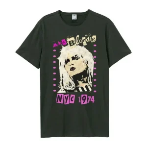 Blondie AKA NYC 1974 Charcoal Grey Medium T-Shirt