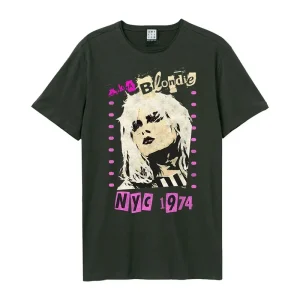Blondie AKA NYC 1974 Charcoal Grey Small T-Shirt