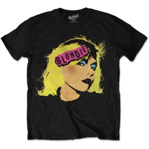 Blondie Punk Logo Black X-Large T-Shirt