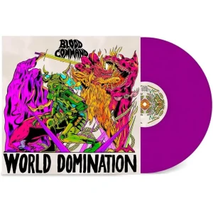 Blood Command World Domination Vinyl LP Neon Purple Colour 2023