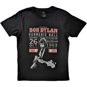 Bob Dylan Carnegie Hall ’63 Black Small T-Shirt