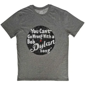 Bob Dylan You Can’t Go Wrong Grey XXX-Large T-Shirt
