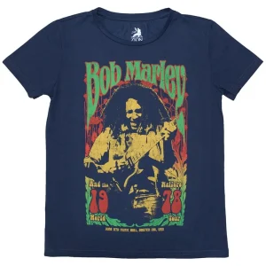 Bob Marley 1978 Denim Blue Ladies XX-Large T-Shirt