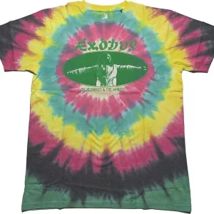 Bob Marley Exodus Oval Multicolour Large T-Shirt