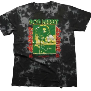 Bob Marley Exodus Tie-Dye Black XX-Large T-Shirt