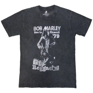 Bob Marley Hawaii Charcoal Grey Small T-Shirt