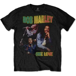 Bob Marley One Love Homage Black Medium T-Shirt