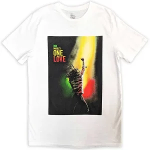Bob Marley One Love Movie Poster White XX-Large T-Shirt