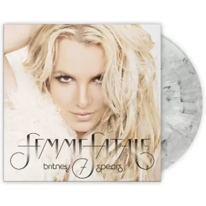 Britney Spears Femme Fatale Vinyl LP Grey Marble Colour 2023